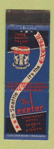 Matchbook Cover - Exeter Hotel Seattle WA