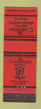 Matchbook Cover - Claremont Hotel Seattle WA