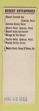 Matchbook Cover - Desert Hotel Spokane WA Oasis