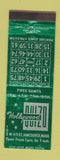 Matchbook Cover - Hollywood Quizo Bingo Vancouver WA WEAR