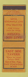 Matchbook Cover - East Side Tavern East Stanwood WA WORN