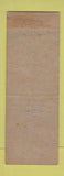 Matchbook Cover - Benewah Fountain Lunch Spokane WA