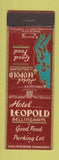 Matchbook Cover - Hotel Leopold Bellingham WA