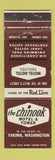 Matchbook Cover - Chinook Motel Tower Yakima WA