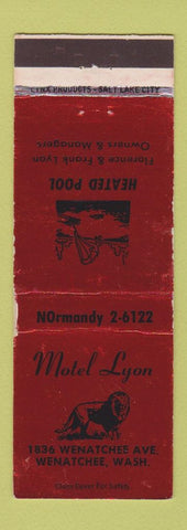 Matchbook Cover - Motel Lyon Wenatchee WA WEAR