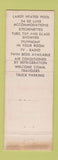 Matchbook Cover - Motel Lyon Wenatchee WA WEAR