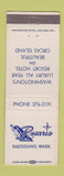 Matchbook Cover - Rosario Eastsound WA resort hotel