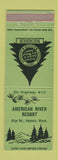 Matchbook Cover - American River Resort Naches WA
