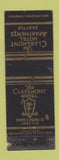 Matchbook Cover - Claremont Hotel Seattle WA WORN