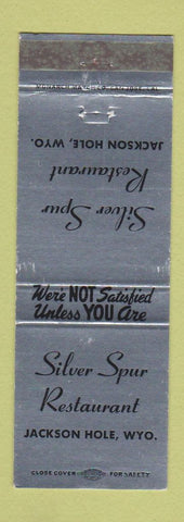 Matchbook Cover - Silver Spur Restaurant Jackson Hole WY