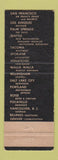 Matchbook Cover - Hotel Benjamin Franklin Seattle WA