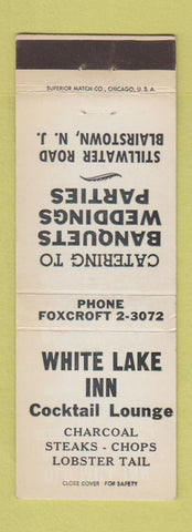 Matchbook Cover - White Lake Inn Blairstown NJ WEAR