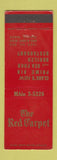 Matchbook Cover - The Red Carpet Restaurant Seattle WA