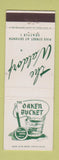 Matchbook Cover - Waldorf Oaken Bucket Seattle WA hotel