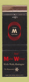 Matchbook Cover - Hotel Marcus Whitman Walla Walla WA WEAR