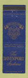 Matchbook Cover - Davenport Hotel Spokane WA
