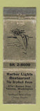 Matchbook Cover - Harbor Lights Restaurant Tacoma WA WEAR