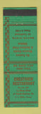 Matchbook Cover - Crestview Restaurant South Boston VA