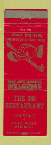 Matchbook Cover - The 365 Restaurant Addy WA