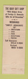 Matchbook Cover - The Quay Vancouver WA WORN