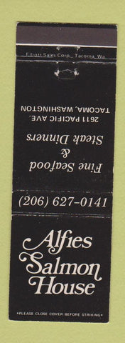 Matchbook Cover - Alfies Salmon House Tacoma WA