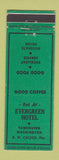 Matchbook Cover - Evergreen Hotel Vancouver WA WEAR