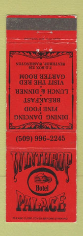 Matchbook Cover - Winthrop Palace Hotel Winthrop WA