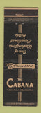 Matchbook Cover - The Cabana Yakima WA WEAR
