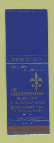 Matchbook Cover - The Crossroads Restaurant Ellensburg WA