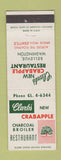 Matchbook Cover - Clark's New Crab Apple Restaurant Bellevue WA