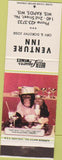 Matchbook Cover - Venture Inn Wisconsin Rapids WI