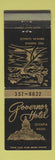 Matchbook Cover - Governor Hotel Olympia WA WEAR
