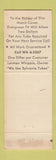 Matchbook Cover - Evergreen TV Dishman WA