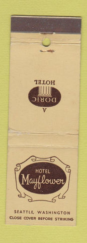 Matchbook Cover - Hotel Mayflower Seattle WA