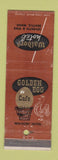 Matchbook Cover - Waldorf Hotel Seattle WA Golden Egg Cafe WEAR