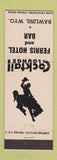 Matchbook Cover - Ferris Hotel Rawlins WY