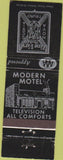 Matchbook Cover - Tide View Motel Truro Nova Scotia