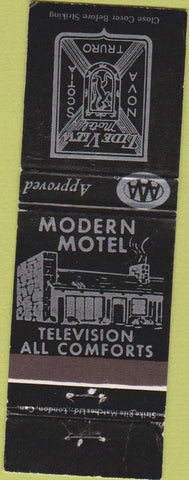 Matchbook Cover - Tide View Motel Truro Nova Scotia