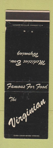 Matchbook Cover - The Virginian Medicine Bow WY