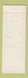 Matchbook Cover - Green Derby Restaurant Casper WY WEAR