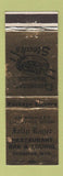 Matchbook Cover - Jolly Roger Restaurant Evanston WY WEAR