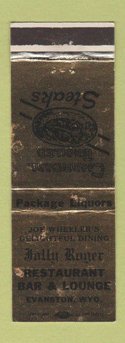 Matchbook Cover - Jolly Roger Restaurant Evanston WY WEAR