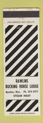 Matchbook Cover - Rawlins Bucking Horse Lodge WY
