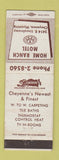 Matchbook Cover - Rome Ranch Motel Cheyenne WY