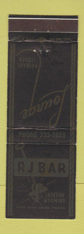 Matchbook Cover - RJ Bar Jackson WY WEAR