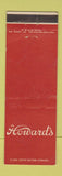 Matchbook Cover - Howard's Cafe Rock Springs WY