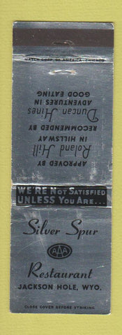 Matchbook Cover - Silver Spur Restaurant Jackson Hole WY WEAR