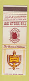 Matchbook Cover - The Wells Inn Sistersville WV