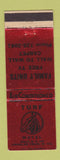 Matchbook Cover - Cole's Flower Shop Bluefield WV
