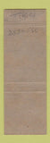 Matchbook Cover - Shirley's Motel Lookout WV WORN